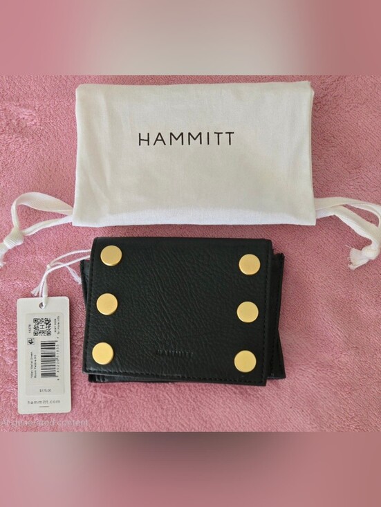 Hammitt Accessories - Hammitt Leather Allen Wallet In Green Room NWT